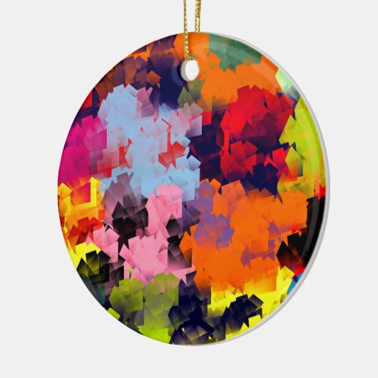 SOMMERBLUME KERAMIK ORNAMENT (Links)