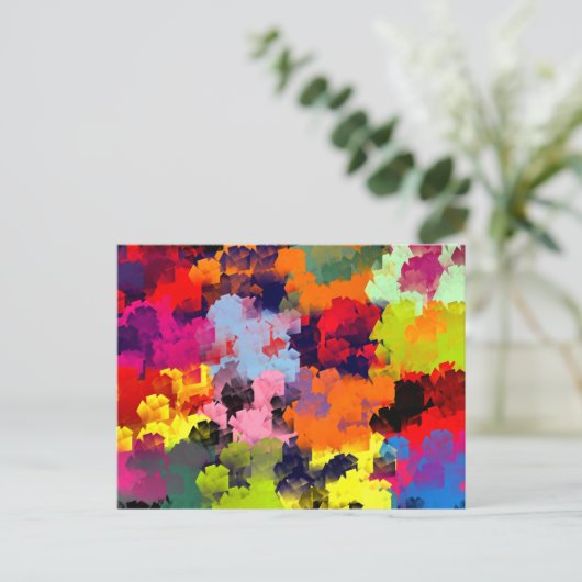 SOMMERBLUME POSTKARTE (Stehend Vorderseite)