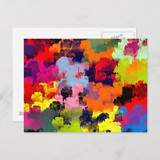 SOMMERBLUME POSTKARTE (Vorne/Hinten)