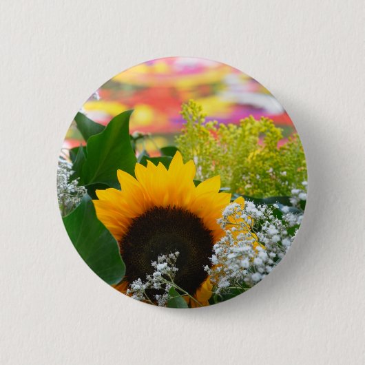 Sommerblumen Button (Vorderseite)