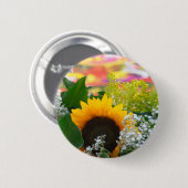 Sommerblumen Button (Vorne & Hinten)