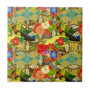 Sommerblumen Fliese
