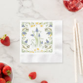 Sommerblumen Geprägte Servietten Vollständiges Des (Beispiel)