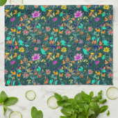 Sommerblumen Geschirrtuch (Gefaltet)