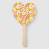 Sommerblumen Handfächer (Rückseite)