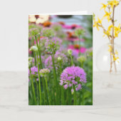Sommerblumen Karte (Gelbe Blume)