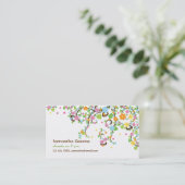 Sommerblumen-Mami-Rufkarte Telefonnummerkarte (Stehend Vorderseite)