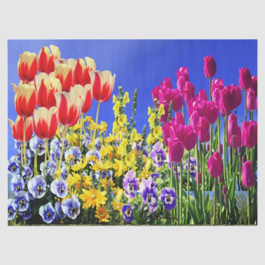Sommerblumen Seidenpapier (Vorderseite)