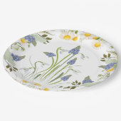Sommerblumen Teller Vollständiges Design (Schrägansicht)