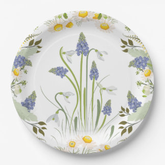 Sommerblumen Teller Vollständiges Design