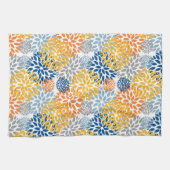 Sommerblumenfarben, Abstrakt-hell Geschirrtuch (Horizontal)