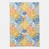 Sommerblumenfarben, Abstrakt-hell Geschirrtuch (Vertikal)