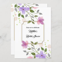 Sommerblumenfarbenes Brautparty