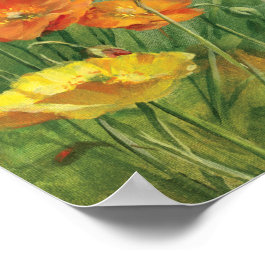 Sommerblumenfeld Poster (Ecke)