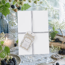 Sommerblumengarten Geschenkanhänger
