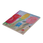 Sommerblumengarten Keramik Tile Fliese (Seite)