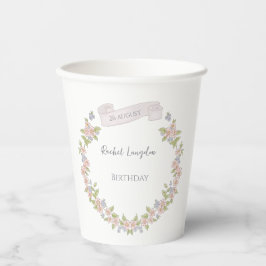 Sommerblumengarten Pappbecher