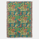 Sommerblumenmuster Decke (Vorderseite Vertikal)