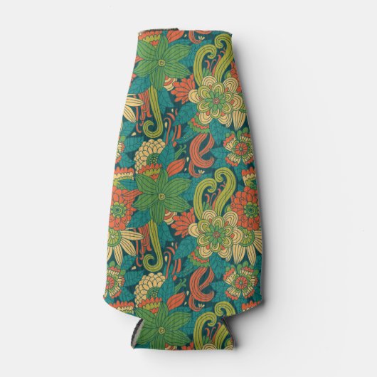 Sommerblumenmuster Flaschenkühler (Vorderseite)