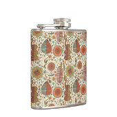 Sommerblumenmuster gemacht vom Blätter Flachmann (Rechts)