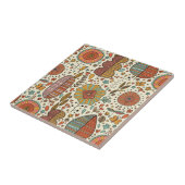 Sommerblumenmuster gemacht vom Blätter Fliese (Seite)