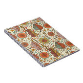 Sommerblumenmuster gemacht vom Blätter Notizblock (Rechte Seite)