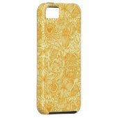 Sommerblumenmuster in den warmen Farben Case-Mate iPhone Hülle (Rückseite/rechts)