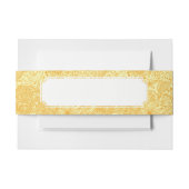 Sommerblumenmuster in den warmen Farben Einladungsbanderole (Vorderseite Beispiel)