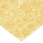 Sommerblumenmuster in den warmen Farben Kurzer Tischläufer (Ecke)