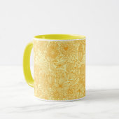 Sommerblumenmuster in den warmen Farben Tasse (Vorderseite Links)