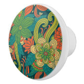 Sommerblumenmuster Keramikknauf (Rechts)