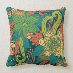 Sommerblumenmuster Kissen