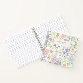 Sommerblumenmuster Notizblock (Innenseite)