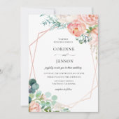 Sommerblumenrahmen Einladung (Vorderseite)