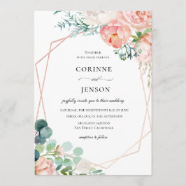 Sommerblumenrahmen Einladung