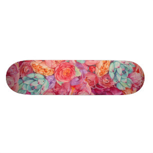 Sommerblumenstrauß Skateboard