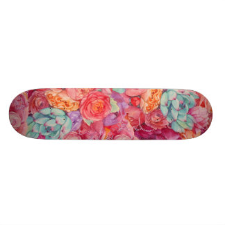 Sommerblumenstrauß Skateboard