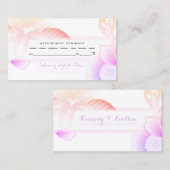 Sommerblumenverabredungs-Erinnerung Terminkarte (Vorne/Hinten)