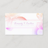 Sommerblumenverabredungs-Erinnerung Terminkarte (Rückseite)