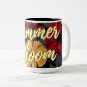 Sommerblüte Zweifarbige Tasse (VorderseiteRechts)