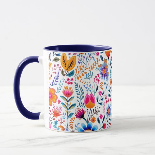 Sommerblüten 15 oz tasse (Links)