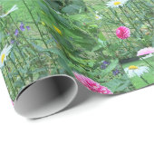 Sommerblüten Geschenkpapier (Rolleneckpunkt)