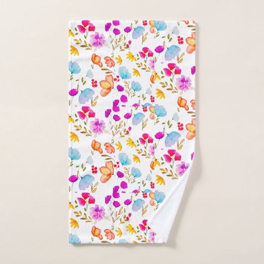 Sommerblüten Handtuch (Handtuch)