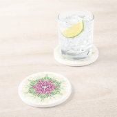 Sommerblüten-Mandala Getränkeuntersetzer (Seite)