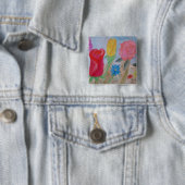 Sommerblütengarten Button (Beispiel)