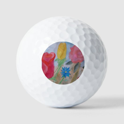 Sommerblütengarten Golfball (Vorderseite)