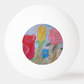 Sommerblütengarten Tischtennisball (Rückseite)