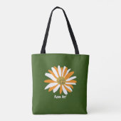 Sommerblütenrucksack - Tote Tasche (Rückseite)