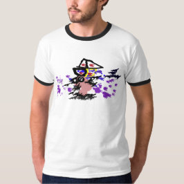 Sommerboot und Fisch T-Shirt