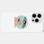Sommerbrise-Bikinimädchen – Retro-Strand-Vibes Case-Mate iPhone Hülle (Rückseite (Horizontal))